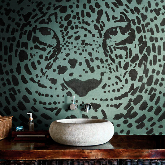 Leopard Print Wallpaper - Majestic Animal Print Wall Covering