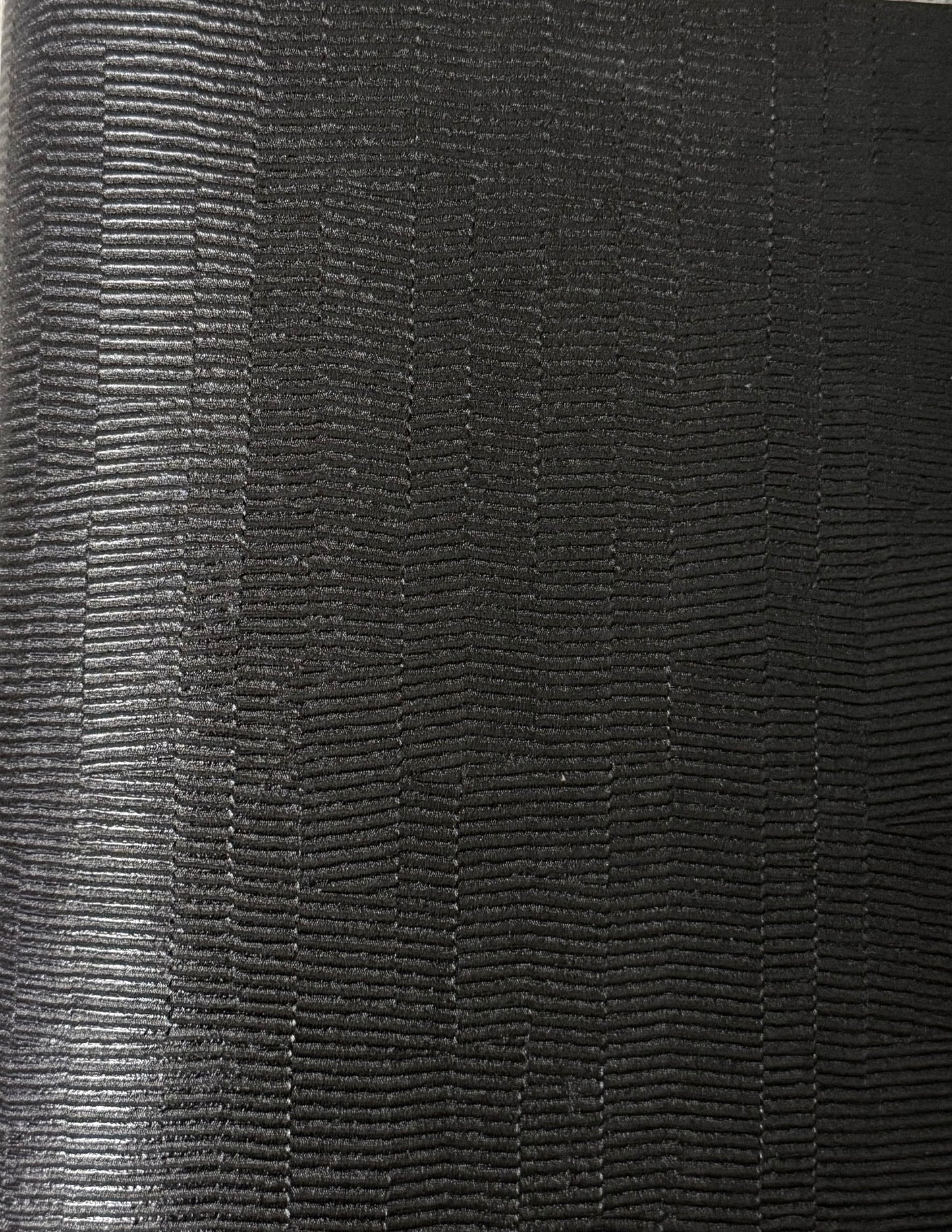 Charcoal Micro-Rib Ripple